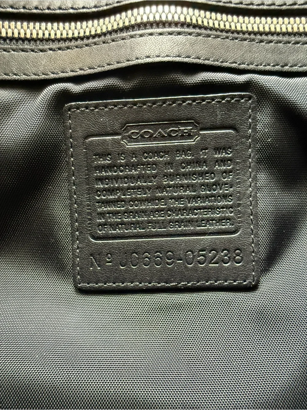 Vintage Coach Logan Black Leather Large Briefcase Portfolio Laptop Bag 5238
